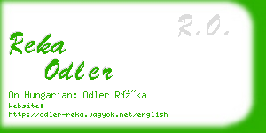 reka odler business card